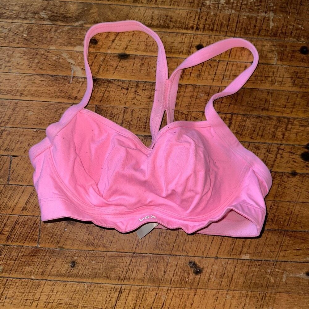 Victoria’s Secret pink barbiecore high impact 32C sports bra